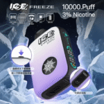 ICE 10000口一次性 | ICE FREEZE 拋棄式電子煙 | ICE FREEZE 10000 PUFFS | 四檔涼度調節 | 台灣現貨